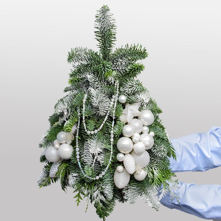 Новогодняя Ель «Белый Иней»