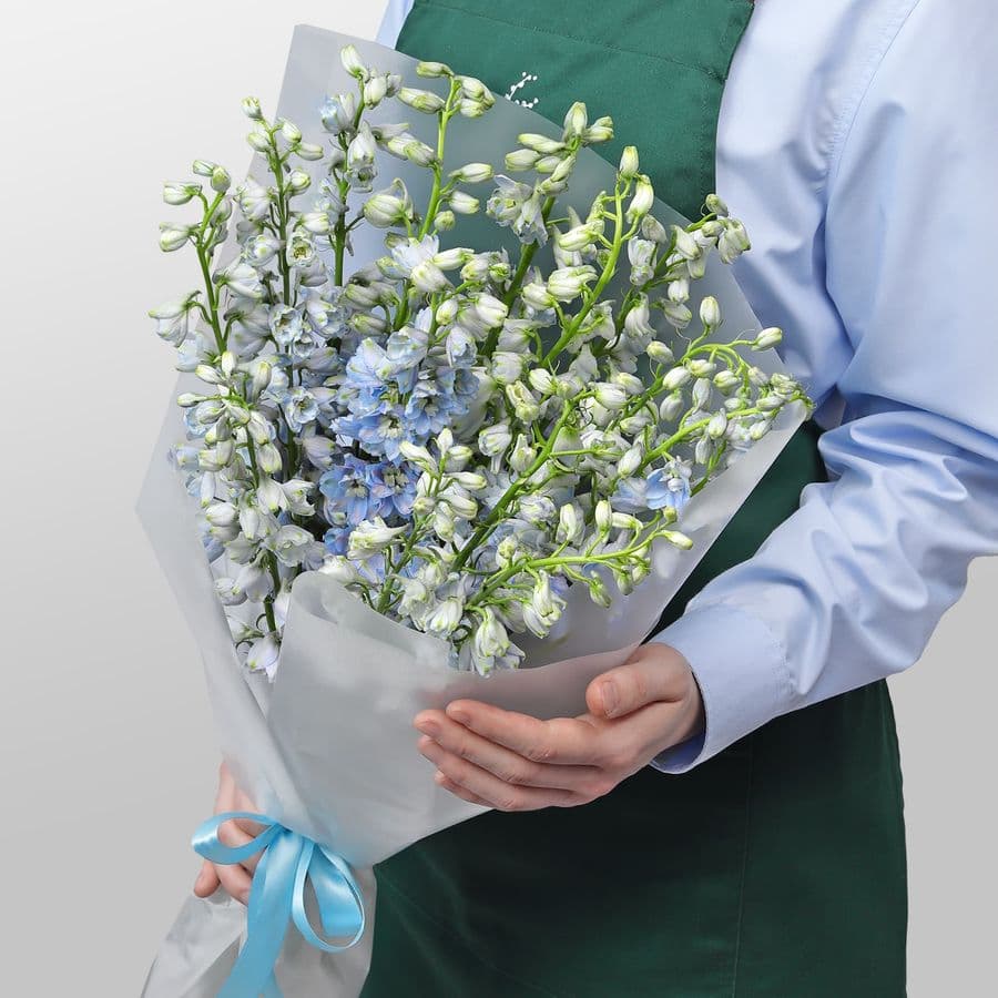 Букет из Дельфиниума 15 шт «Летний Дождь»