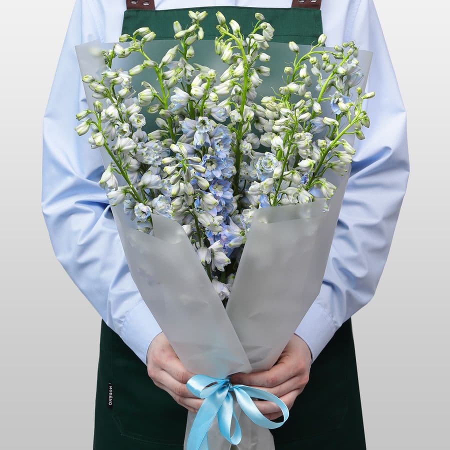 Букет из Дельфиниума 15 шт «Летний Дождь»