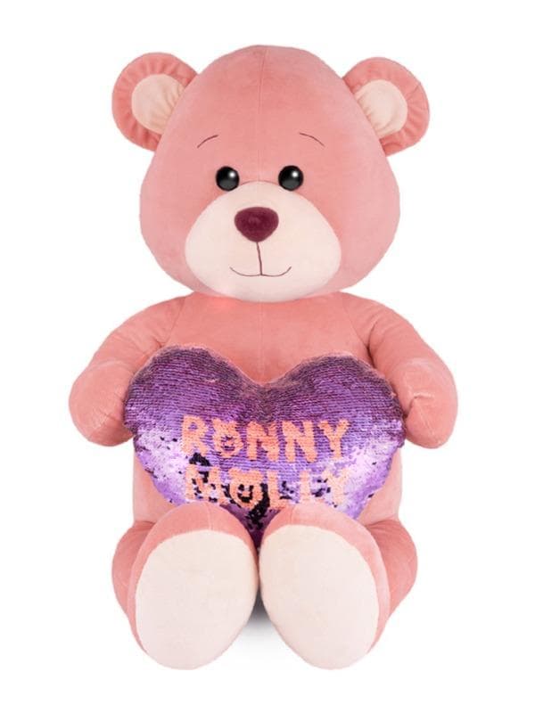 Игрушка мягкая Мишка Молли с Сердцем, 35 см