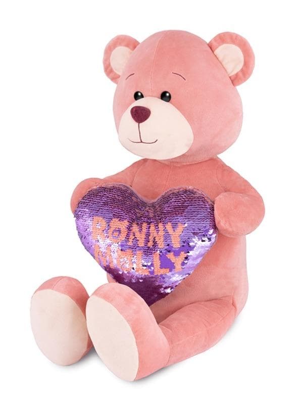 Игрушка мягкая Мишка Молли с Сердцем, 35 см