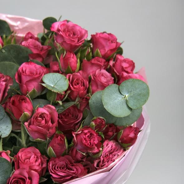 Букет из кустовых Роз «Розовый аромат» Букет из кустовых Роз «Розовый аромат»