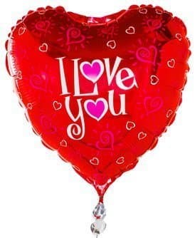 Гелиевый шар "Я люблю тебя" Гелиевый шар "Я люблю тебя"
