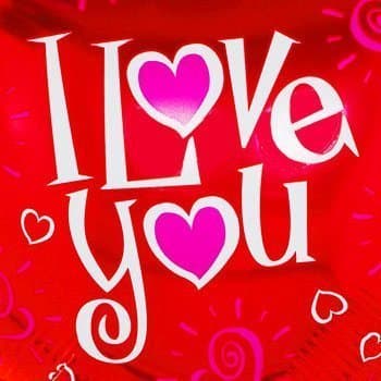 Гелиевый шар "Я люблю тебя" Гелиевый шар "Я люблю тебя"