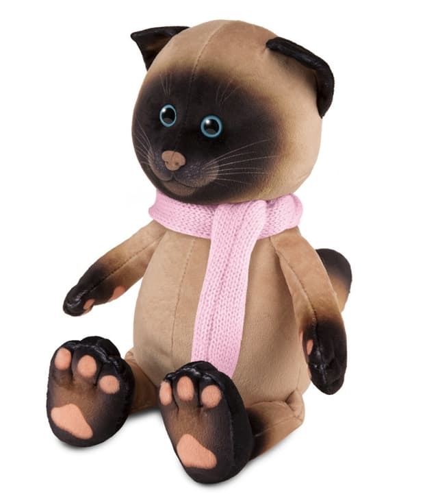 Мягкая Игрушка Кот Сима в Шарфе Мягкая Игрушка Кот Сима в Шарфе