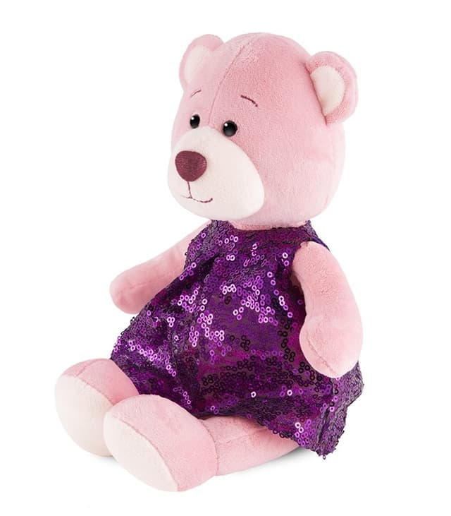 Мягкая Игрушка Мишка Молли в Платье с Пайетками Мягкая Игрушка Мишка Молли в Платье с Пайетками