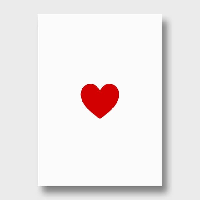 Открытка «Красное сердечко» Открытка «Красное сердечко»