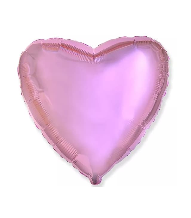 Шар Сердце, Розовый нежный Шар Сердце, Розовый нежный