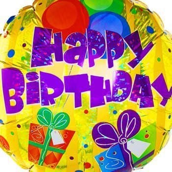 Шарик Счастливый День рождения Шарик Счастливый День рождения