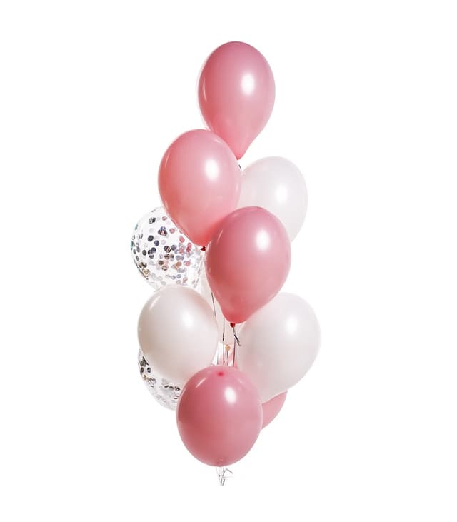 Связка шаров Розовая нежность Связка шаров Розовая нежность