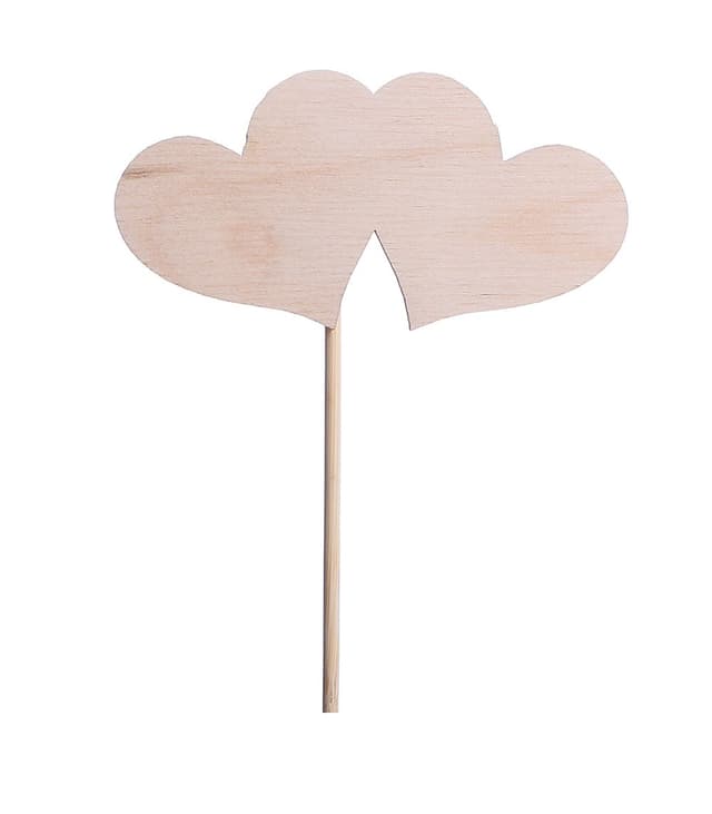 Топпер-фигура Два сердца №1 Топпер-фигура Два сердца №1