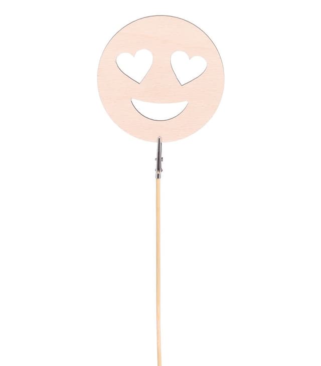 Топпер обычный «Влюблённый смайл» бесцветный Топпер обычный «Влюблённый смайл» бесцветный