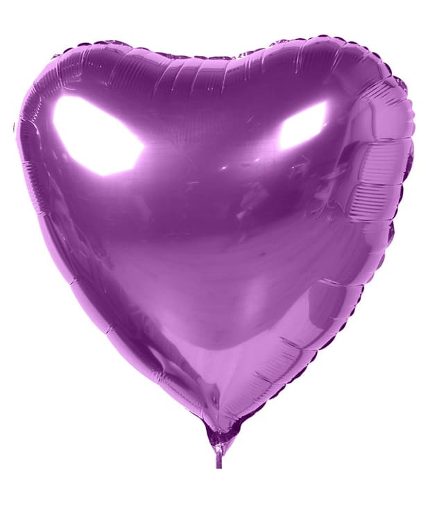 Воздушный шар Сердце фиолетовый Воздушный шар Сердце фиолетовый
